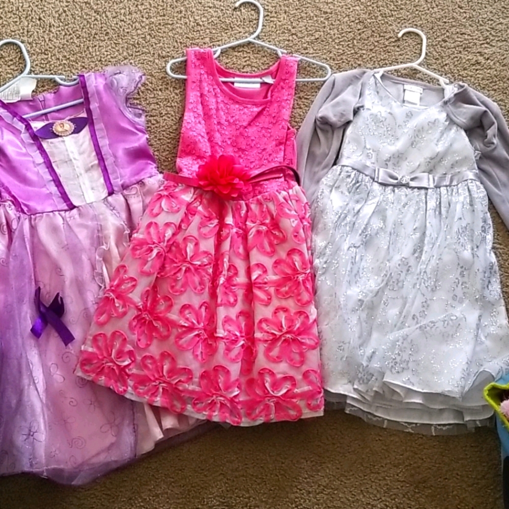 Lot of 3 Beautiful Girls Dresses
